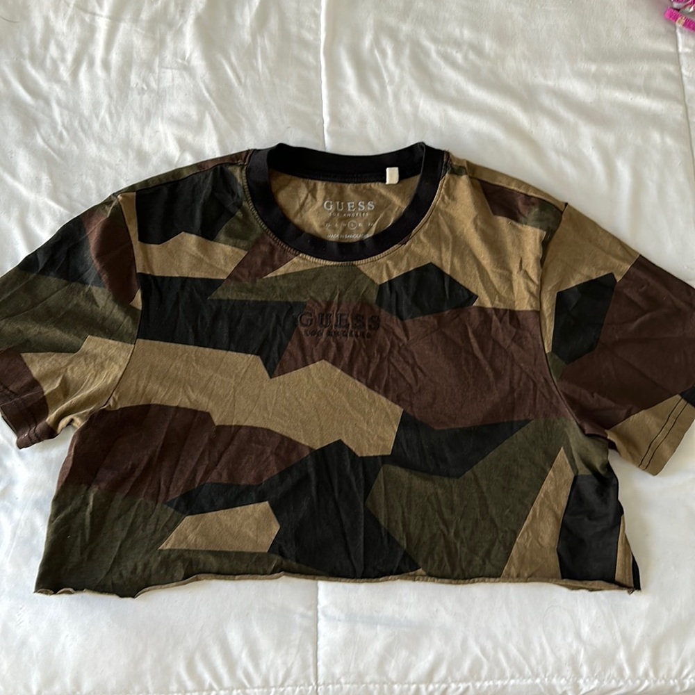 Guess cut crop top